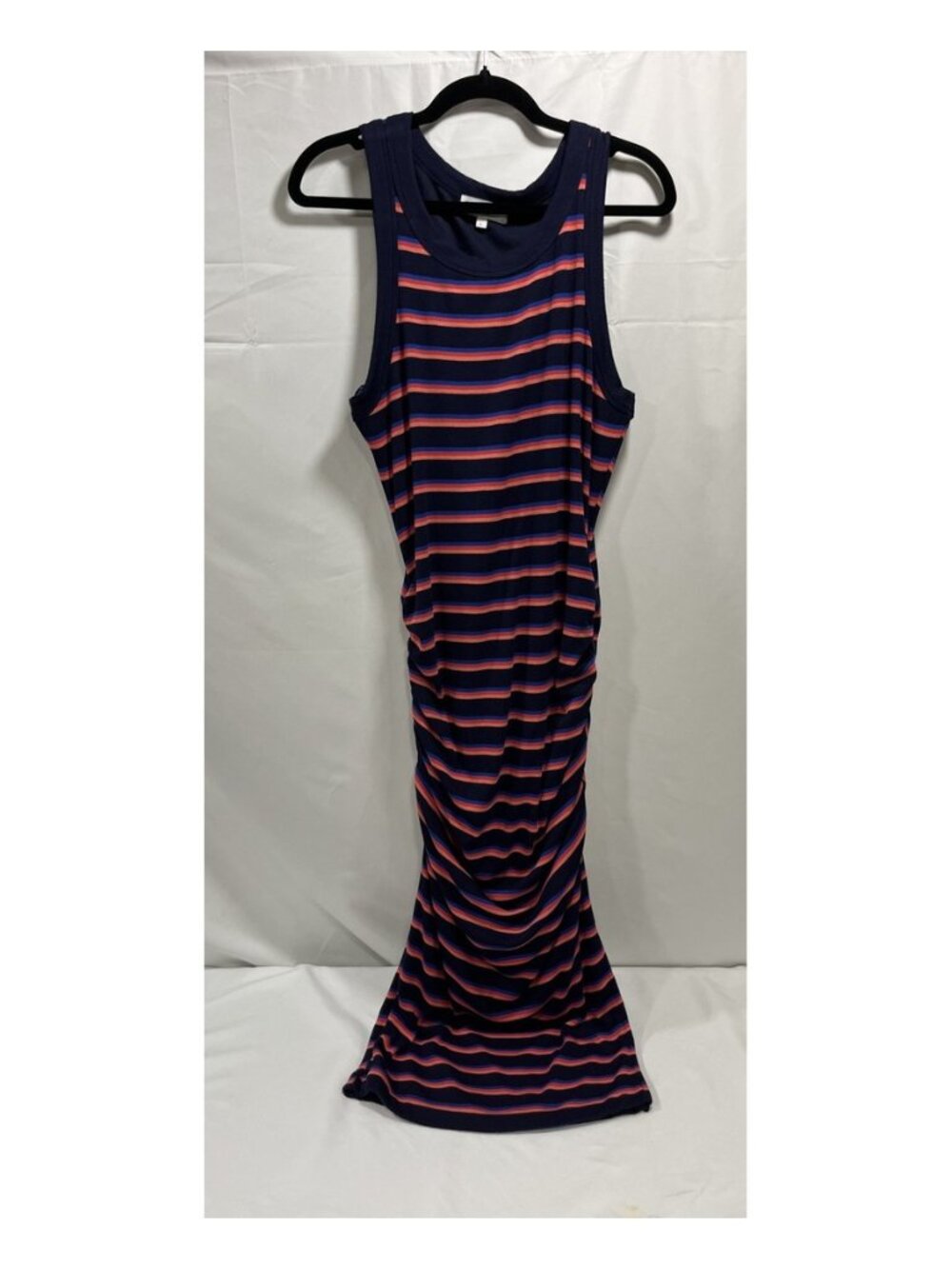 Michael Stars Wren Ribbed Knit Striped Dress Size